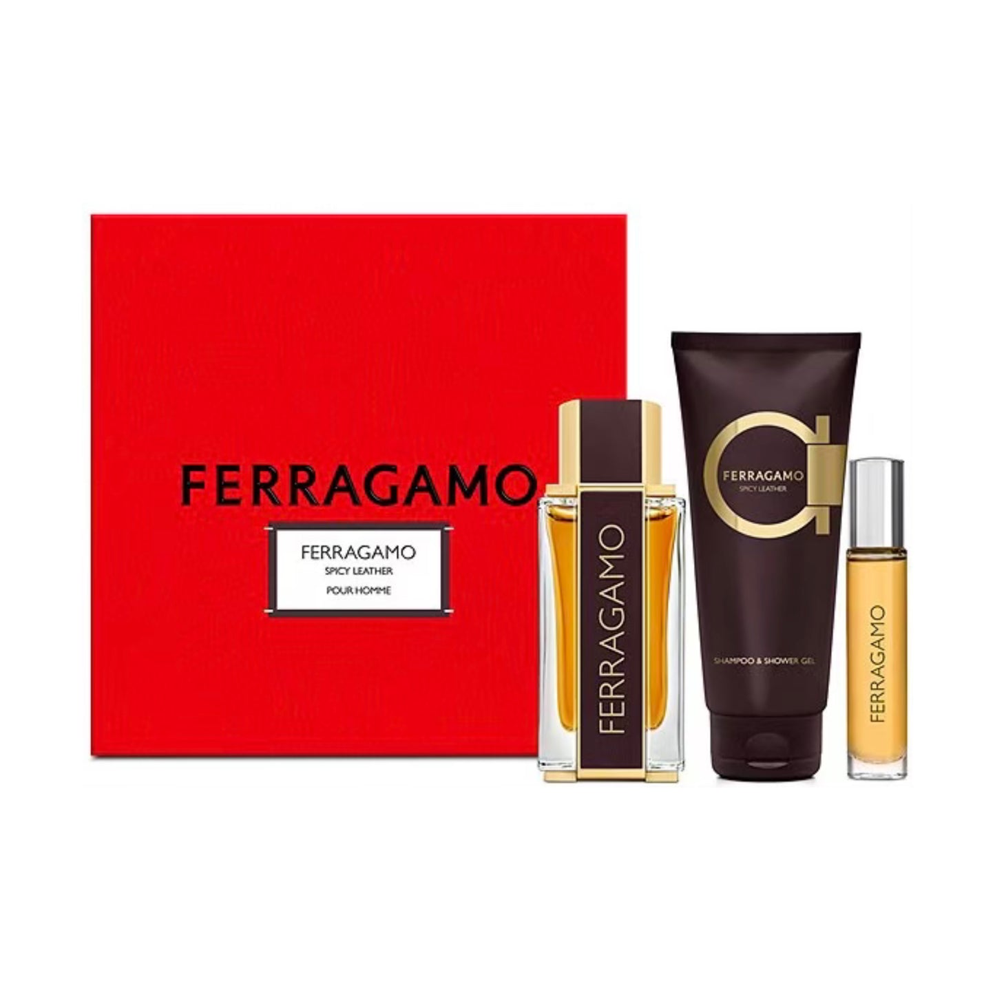 Salvatore Ferragamo Red Leather